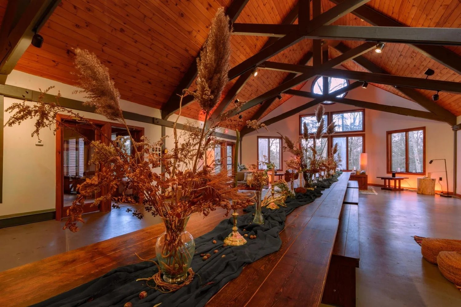 The dining room